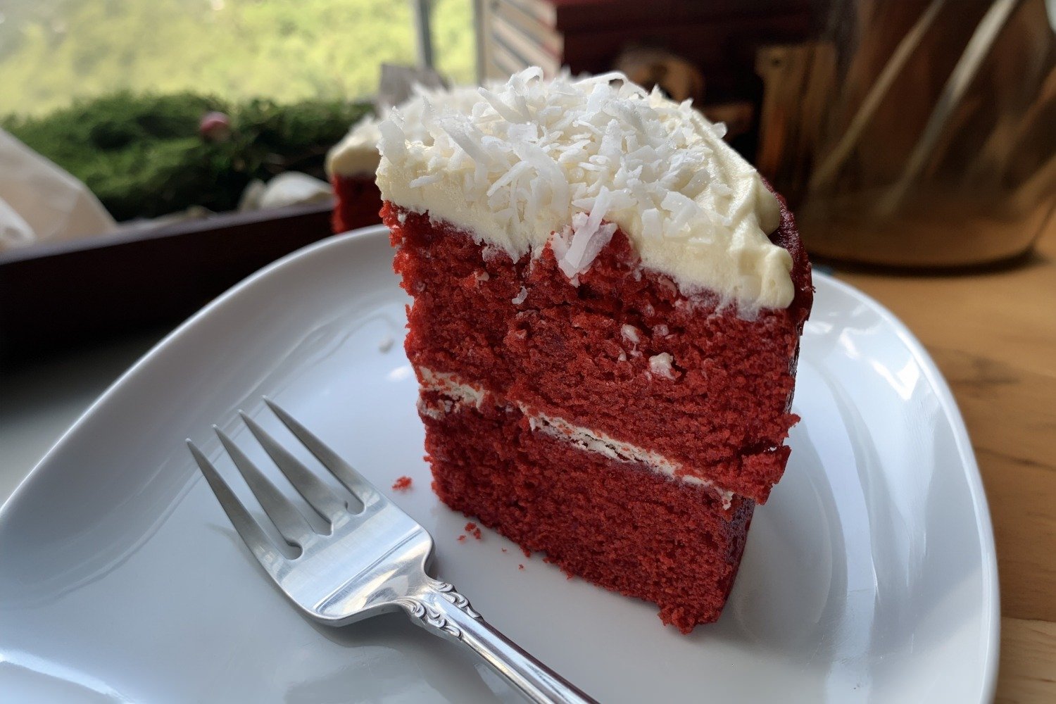 Red Velvet Victoria Sandwich Cake - Along's Home Bakes