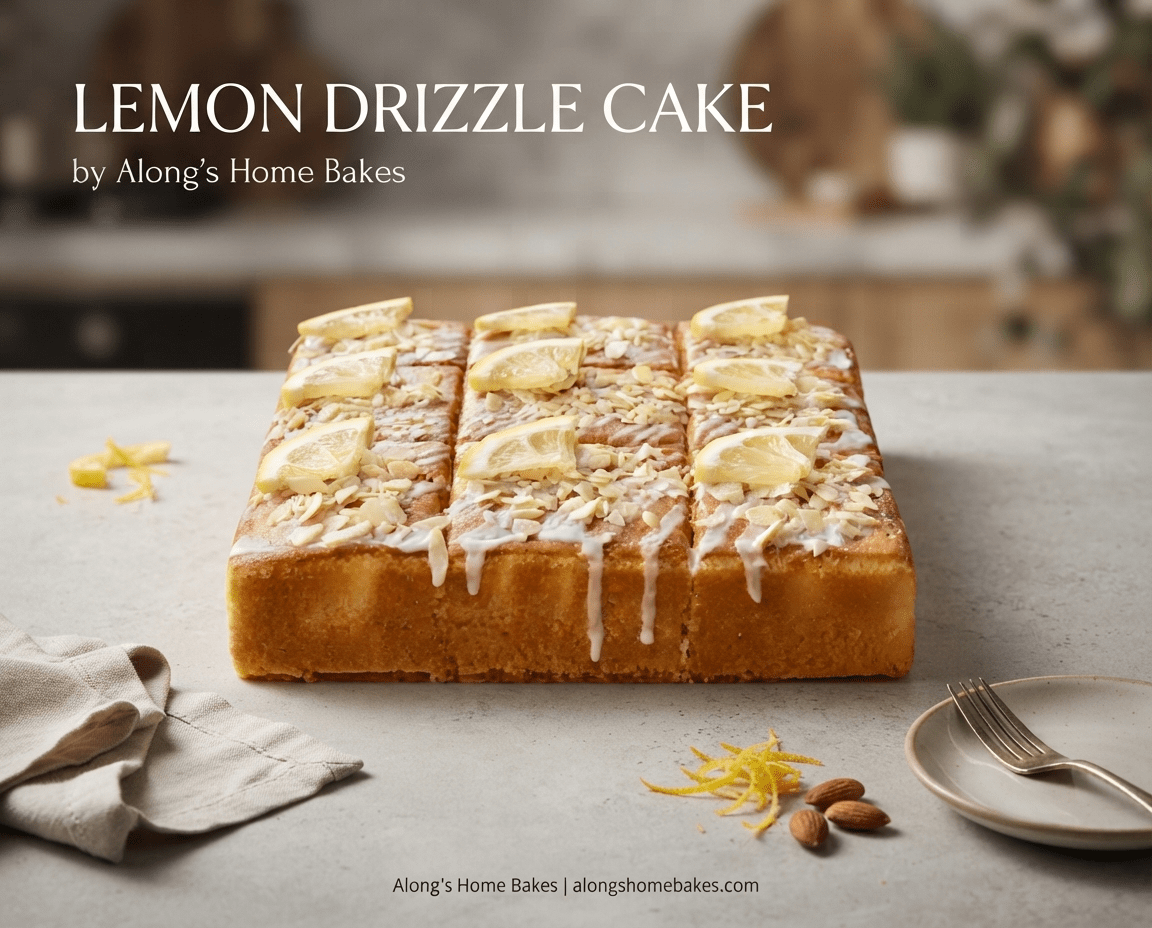 You are currently viewing Lemon Drizzle Cake