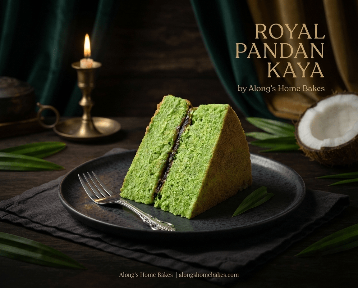 You are currently viewing Royal Pandan Kaya Victoria Sandwich Cake