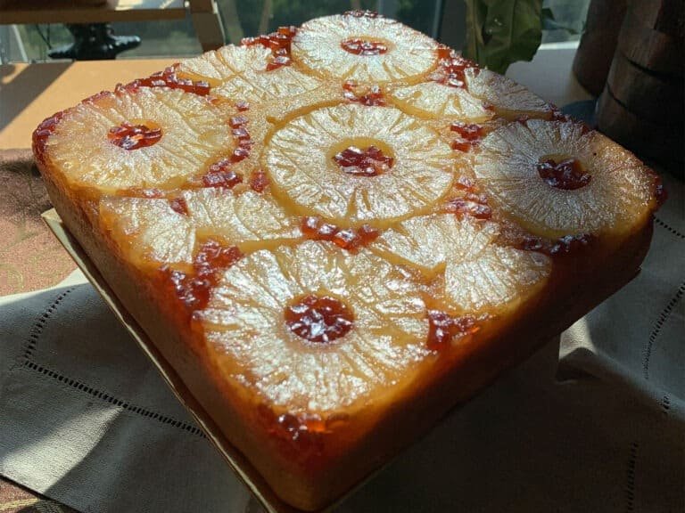 Pineapple Upside Down Cake - Along's Home Bakes