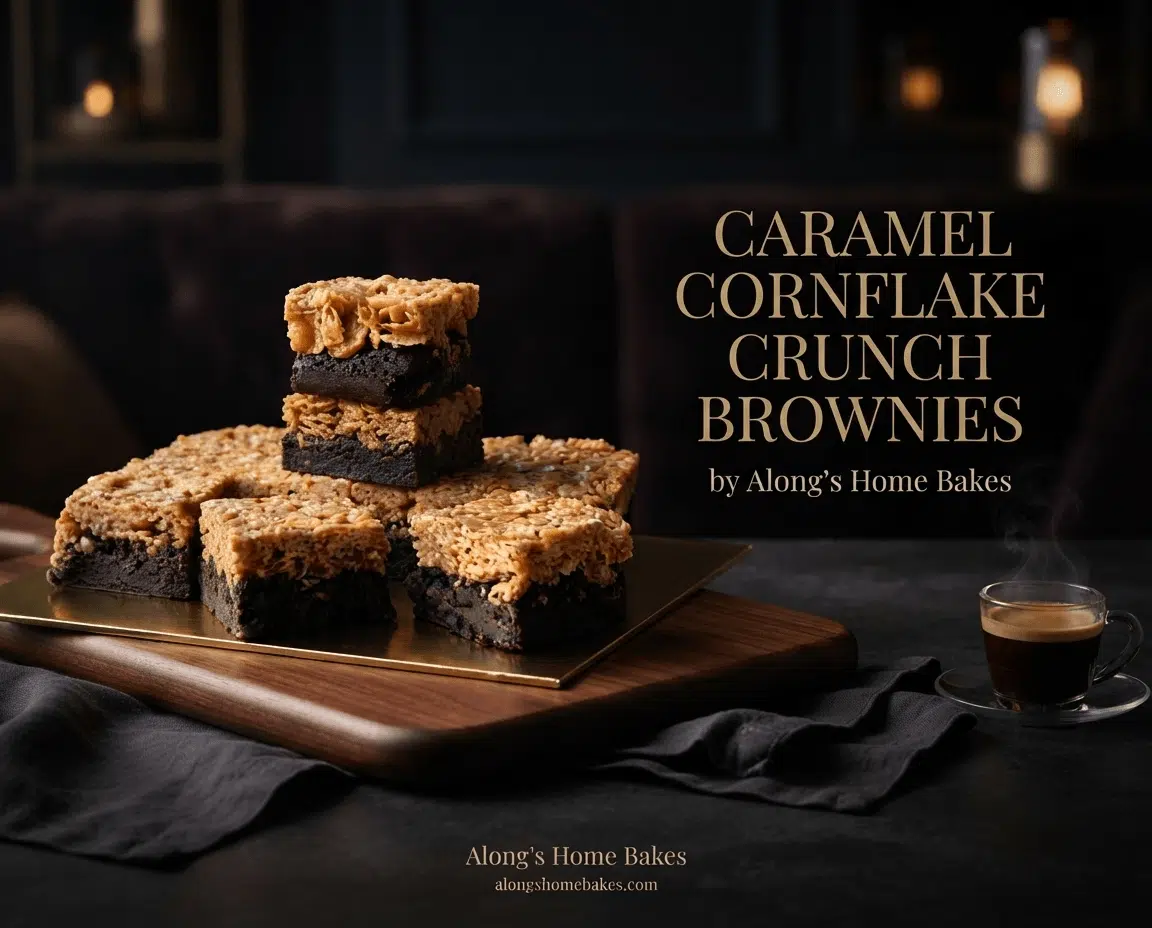 You are currently viewing Caramel Cornflake Crunch Brownie