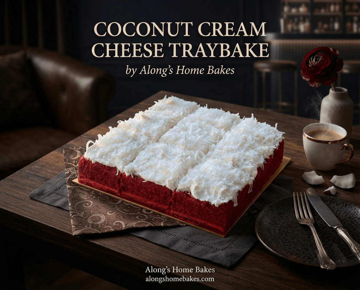 You are currently viewing Coconut Cream Cheese Traybakes
